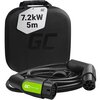 Kabel do ładowania samochodu elektrycznego GREENCELL GC EV09 gniazdo Typ 2 - wtyk Typ 2