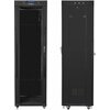 Szafa RACK LANBERG 19" 42U FF01-6642-12BL 600 x 600 mm, Stojąca Czarny Głębokość [mm] 600