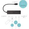 Hub I-TEC C31HUBMETAL2A2C USB Typu C, Pasywny Dodatkowe informacje Metalowa obudowa