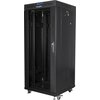 Szafa RACK LANBERG 19" 27U FF01-6627-12BL 600 x 600 mm, Stojąca Czarny Typ szafy Stojąca
