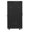 Szafa RACK LANBERG 19" 27U FF01-6827-12BL 600 x 800 mm, Stojąca Czarny Głębokość [mm] 800
