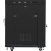 Szafa RACK LANBERG 19" 15U FF01-6815-12BL 600 x 800 mm, Stojąca Czarny Głębokość [mm] 800