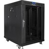 Szafa RACK LANBERG 19" 15U FF01-6815-12BL 600 x 800 mm, Stojąca Czarny Standard 19"