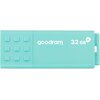 Pendrive GOODRAM UME3 Care 32GB, USB 3.2 Gen. 1 (USB 3.0), Odczyt 60 Mb/s, Zapis 20 Mb/s Turkusowy