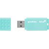 Pendrive GOODRAM UME3 Care 32GB, USB 3.2 Gen. 1 (USB 3.0), Odczyt 60 Mb/s, Zapis 20 Mb/s Turkusowy Pojemność [GB] 32
