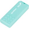 Pendrive GOODRAM UME3 Care 32GB, USB 3.2 Gen. 1 (USB 3.0), Odczyt 60 Mb/s, Zapis 20 Mb/s Turkusowy Maksymalna prędkość odczytu [Mb/s] 60
