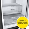 Lodówka LG GBB72MCUGN No Frost 203cm Czarny mat DoorCooling+ LinearCooling SmartThinQ Położenie zamrażarki Na dole