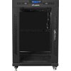 Szafa RACK LANBERG 19" 15U FF01-6615-12BL 600 x 600 mm, Stojąca Czarny Wysokość wewnętrzna 15U
