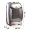 Termowentylator KEPLAND PTC Srebrny Moc maksymalna [W] 1500