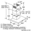 Okap BOSCH DWB66FM50 Stal nierdzewna 605.8m3/h 60dB klasa B Szerokość [cm] 60