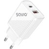 Ładowarka sieciowa SAVIO LA-05 Quick Charge 3.0 18W Biały