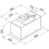 Okap VDB Box-Me 60 Biały 415m3/h 66dB klasa C Szerokość [cm] 59.8