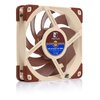 Wentylator komputerowy w kolorze beżowym z brązowymi elementami, z widocznym logo "noctua" oraz napisami: "SSO2 SYSTEM WITH METAL BEARING SHELL", "NF-A12x25 5V PWM", "DC5V 1900 RPM 1.75W 0.35A", "www.noctua.at", "CE" i "RoHS". Produkt ma kwadratową ramkę 
