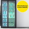 Lodówka SAMSUNG RS68A884CB1 EF Side by Side No frost 178cm Grafitowa stal Podajnik wody Kostkarka Roczne zużycie prądu 225 kWh = 258.75 zł