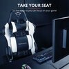 Fotel TRUST GXT 708W Resto Biały Kolor Czarno-biały