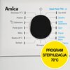 Pralka AMICA DWA1T712DLS 7kg 1200 obr SteamPowerPro Funkcje Funkcje parowe, Wyświetlacz elektroniczny