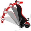 Fotel HUZARO Ranger 6.0 Mesh Czerwony Dla dzieci Tak