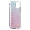 Etui GUESS Glitter Gradient do Apple iPhone 11 Pro Różowo-niebieski Dominujący kolor Niebiesko-różowy