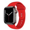 Pasek CRONG Liquid do Apple Watch (38/40/41mm) Czerwony Materiał Silikon