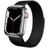 Pasek CRONG Milano Steel do Apple Watch (44/45/46/49mm) Czarny Materiał Stal nierdzewna