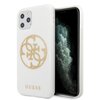 Etui GUESS Circle Glitter 4G do Apple iPhone 11 Pro Max Biały