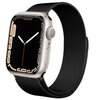 Pasek CRONG Milano Steel do Apple Watch (38/40/41/42mm) Czarny Kolor Czarny