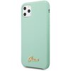 Etui GUESS Silicone Vintage Gold Logo do Apple iPhone 11 Pro Max Zielony Seria telefonu iPhone