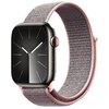 Pasek CRONG Nylon do Apple Watch (38/40/41/42mm) Jasnoróżowy Materiał Nylon