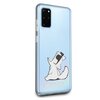 Etui KARL LAGERFELD Choupette Fun Samsung Galaxy S20+ Przezroczysty Dominujący kolor Przezroczysty