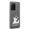 Etui KARL LAGERFELD Choupette Fun Sunglasses do Samsung Galaxy S20 Ultra Przezroczysty Dominujący kolor Przezroczysty