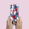 Etui CRONG Flower Case do Apple iPhone 11 Niebieski Kwiaty Dominujący kolor Wielokolorowa grafika