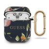 Etui GUESS Flower Collection N3 do Apple AirPods 1/2 Niebieski