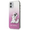 Etui KARL LAGERFELD Choupette Fun do Apple iPhone 12 Mini Różowy Seria telefonu iPhone