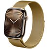 Pasek CRONG Milano Steel do Apple Watch (44/45/46/49mm) Złoty Kolor Złoty