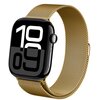 Pasek CRONG Milano Steel do Apple Watch (44/45/46/49mm) Złoty Gwarancja 24 miesiące