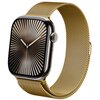 Pasek CRONG Milano Steel do Apple Watch (44/45/46/49mm) Złoty Rodzaj urządzenia Smartwatch