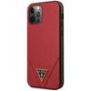 Etui GUESS Saffiano do Apple iPhone 12 Pro Max Czerwony Seria telefonu iPhone
