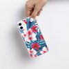 Etui CRONG Flower Case do Apple iPhone 12 Mini Zielony Dominujący kolor Zielony