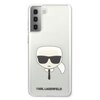 Etui KARL LAGERFELD Transparent Karl's Head do Samsung Galaxy S21+ Przezroczysty Model telefonu Galaxy S21+