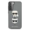 Etui KARL LAGERFELD Saffiano Karl & Choupette do Samsung Galaxy S21+ Srebrny Model telefonu Galaxy S21+
