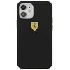 Etui FERRARI On Track Silicone do Apple iPhone 12 Mini Czarny Model telefonu iPhone 12 Mini
