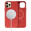 Etui CRONG Essential Cover Magnetic MagSafe do Apple iPhone 12 Pro Max Czerwony