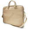 Torba na laptopa GUESS Saffiano Script 16 cali Złoty Pasuje do laptopa [cal] 16