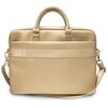 Torba na laptopa GUESS Saffiano Script 16 cali Złoty Rodzaj Torba