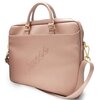 Torba na laptopa GUESS Saffiano Script 16 cali Różowy Pasuje do laptopa [cal] 16