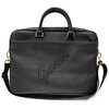 Torba na laptopa GUESS Saffiano Script 16 cali Czarny