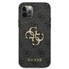 Etui GUESS 4G Big Metal Logo do Apple iPhone 12/12 Pro Szary Model telefonu iPhone 12