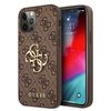 Etui GUESS 4G Big Metal Logo do Apple iPhone 12/12 Pro Brązowy