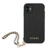 Etui GUESS Saffiano Chain do Apple iPhone 11 Czarny Model telefonu iPhone 11