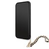 Etui GUESS Saffiano Chain do Apple iPhone 11 Czarny Dominujący kolor Czarny